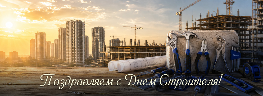 С ДНЁМ СТРОИТЕЛЯ!