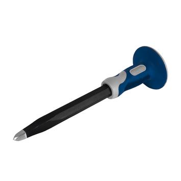 Зубило пикообразное КОБАЛЬТ 4х300 мм, с прорезиненным протектором