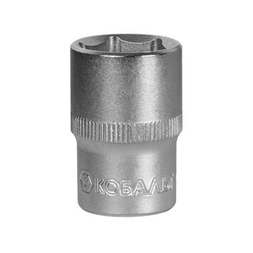 Головка торцевая КОБАЛЬТ 1/2", 19 мм, Cr-V, подвес