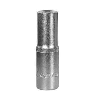 Головка торцевая глубокая КОБАЛЬТ 1/2", 13 мм, Cr-V