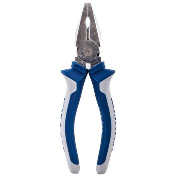 Пассатижи КОБАЛЬТ 160 мм, 2-х компонентные рукоятки, HCS, подвес