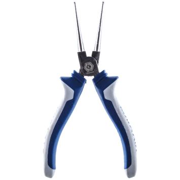 Круглогубцы КОБАЛЬТ 160 мм, двухкомпонентные рукоятки, подвес