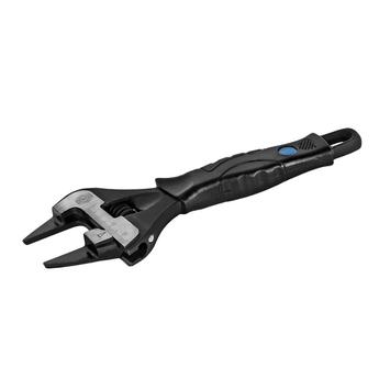 Ключ разводной с тонкими губками КОБАЛЬТ 150 мм, ширина захвата 35 мм, двухкомпонентная рукоятка CR-V подвес