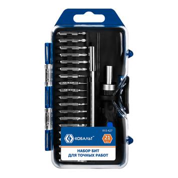 Набор бит с рукояткой КОБАЛЬТ 21 пр., CR-V