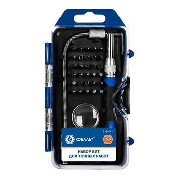 Набор бит с рукояткой КОБАЛЬТ 33 пр., CR-V